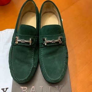 Men Bally suede shoes